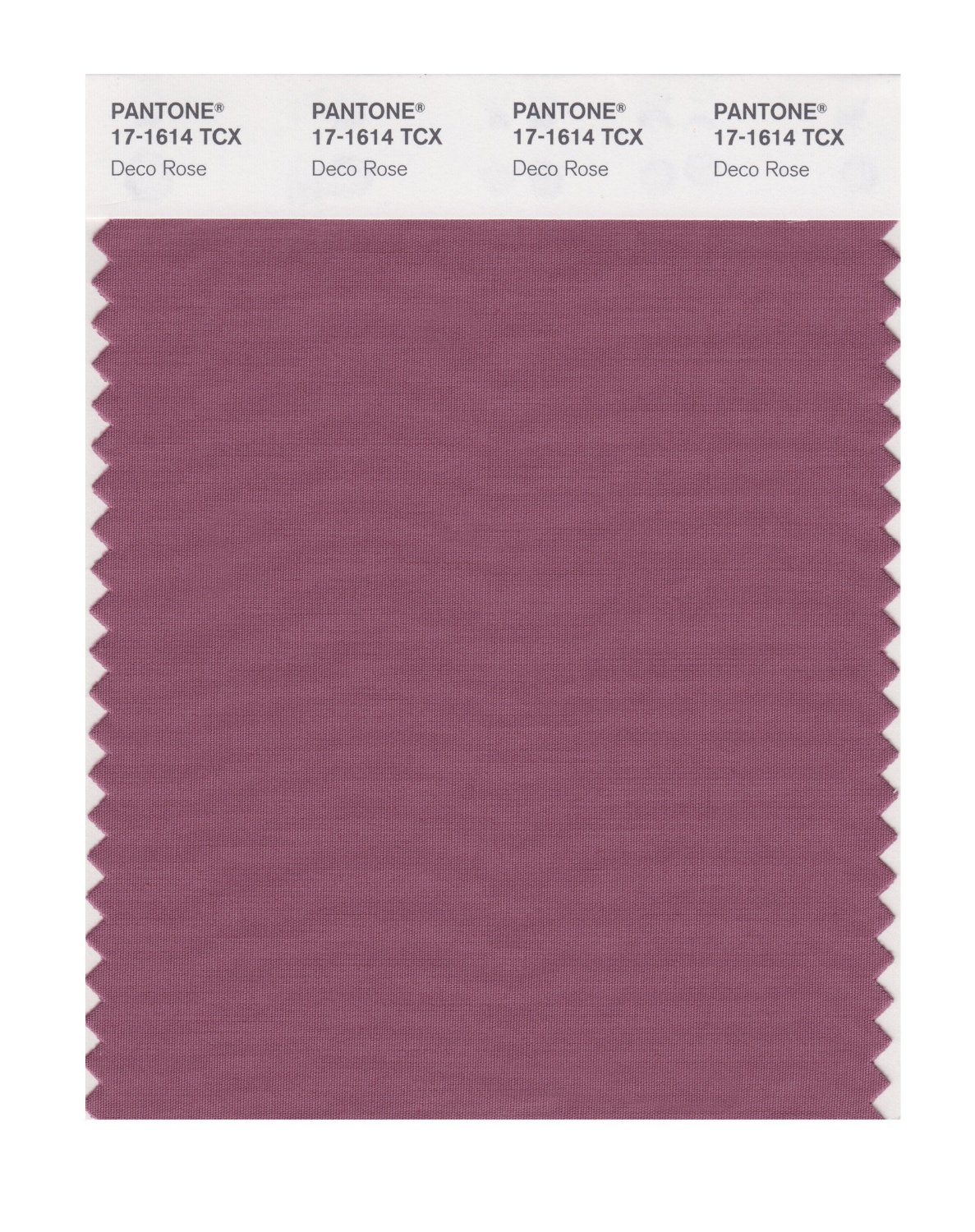 Pantone Cotton Swatch 17-1614 Deco Rose