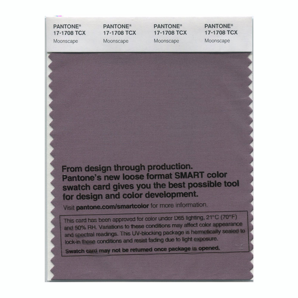 Pantone Cotton Swatch 17-1708 Moonscape