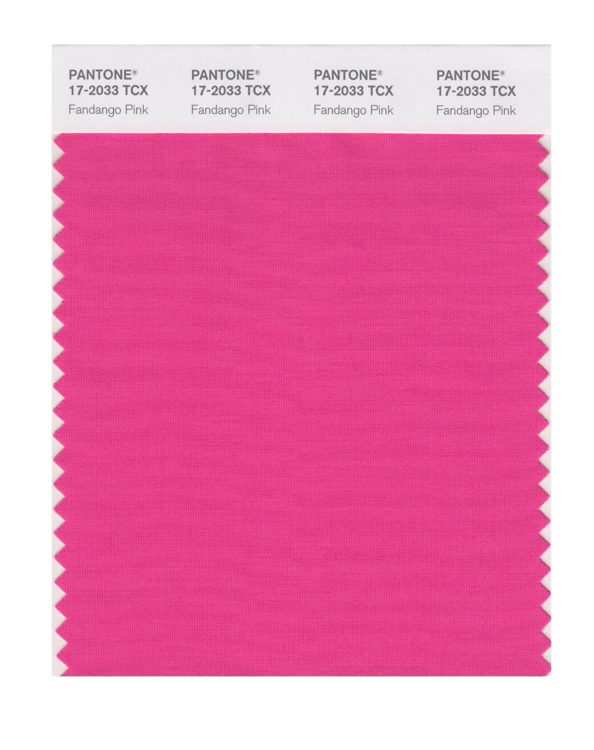 Pantone Cotton Swatch 17-2033 Fandango Pink