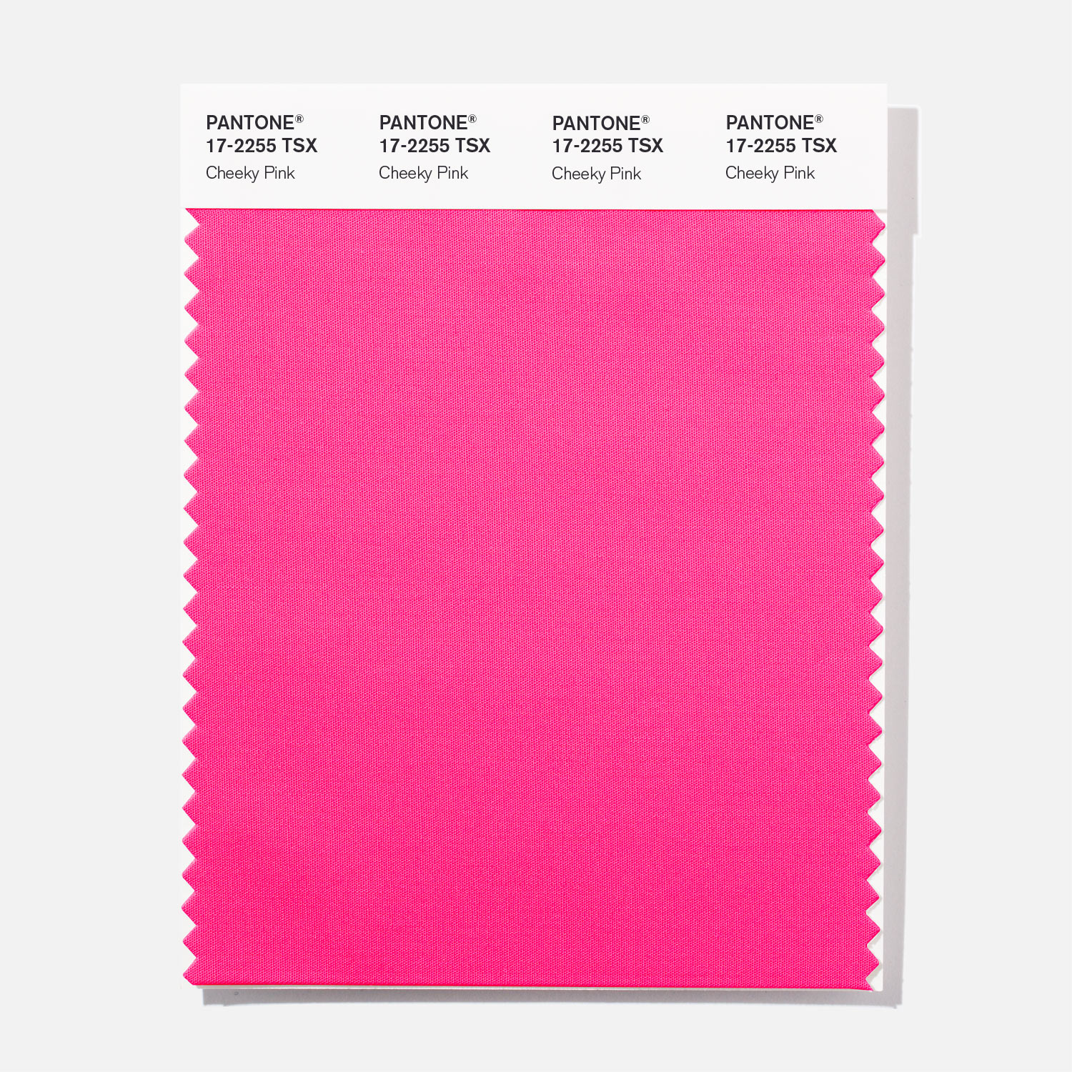 Pantone Polyester Swatch 17-2255 Cheeky Pink