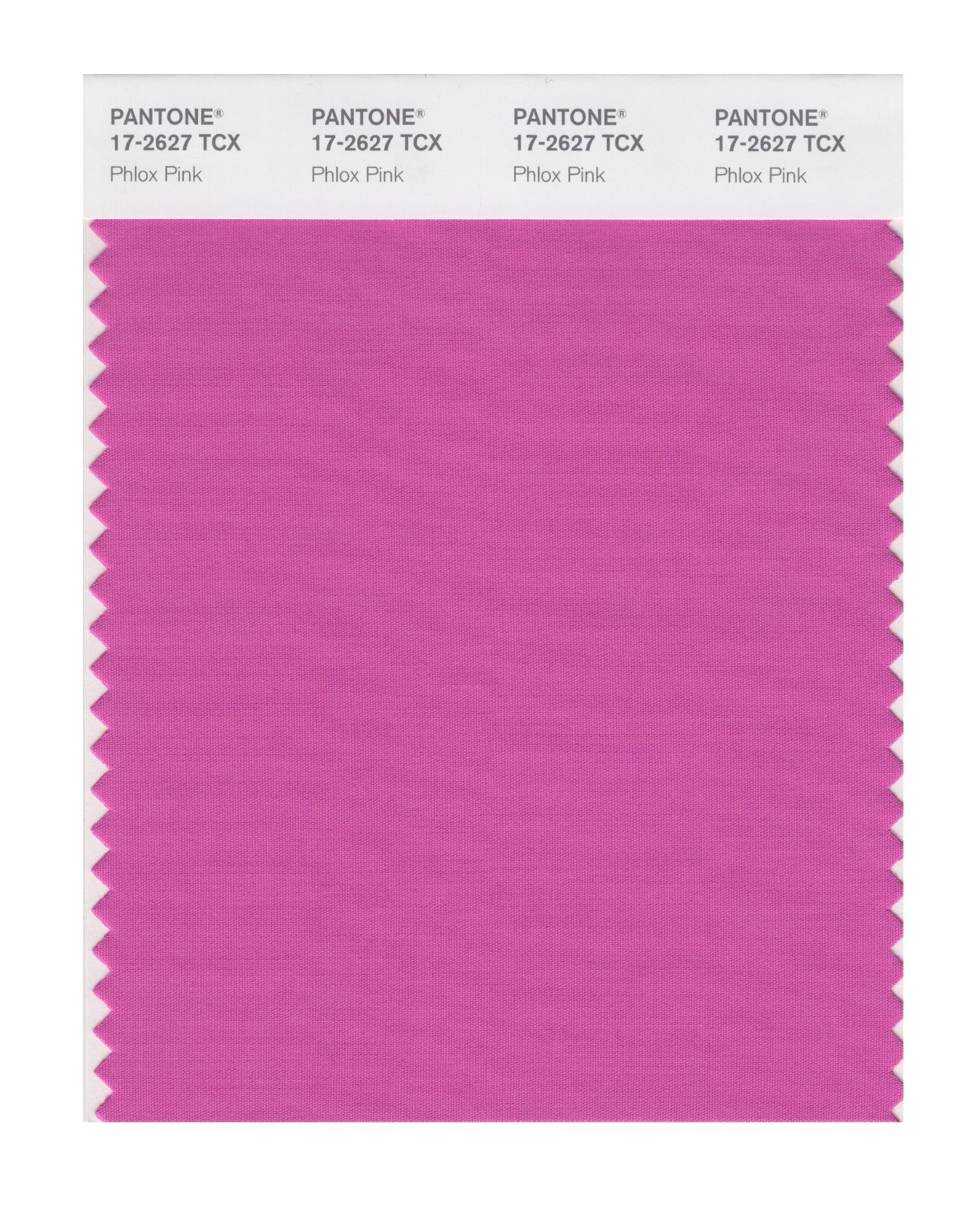 Pantone Cotton Swatch 17-2627 Phlox Pink