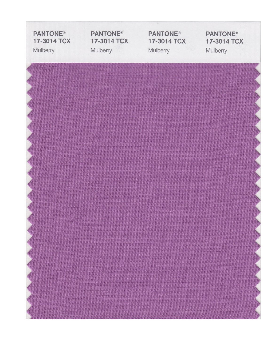 Pantone Cotton Swatch 17-3014 Mulberry