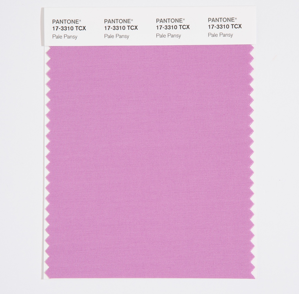 Pantone Cotton Swatch 17-3310 Pale Pansy