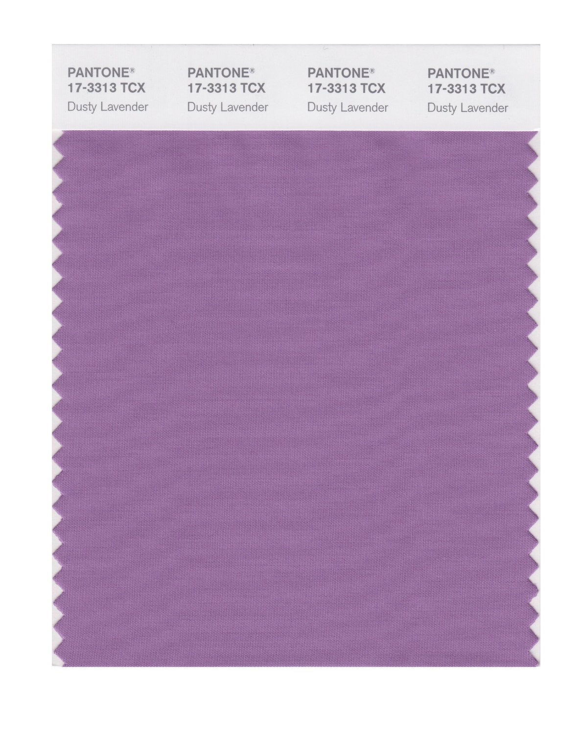 Pantone Cotton Swatch 17-3313 Dusty Lavendar