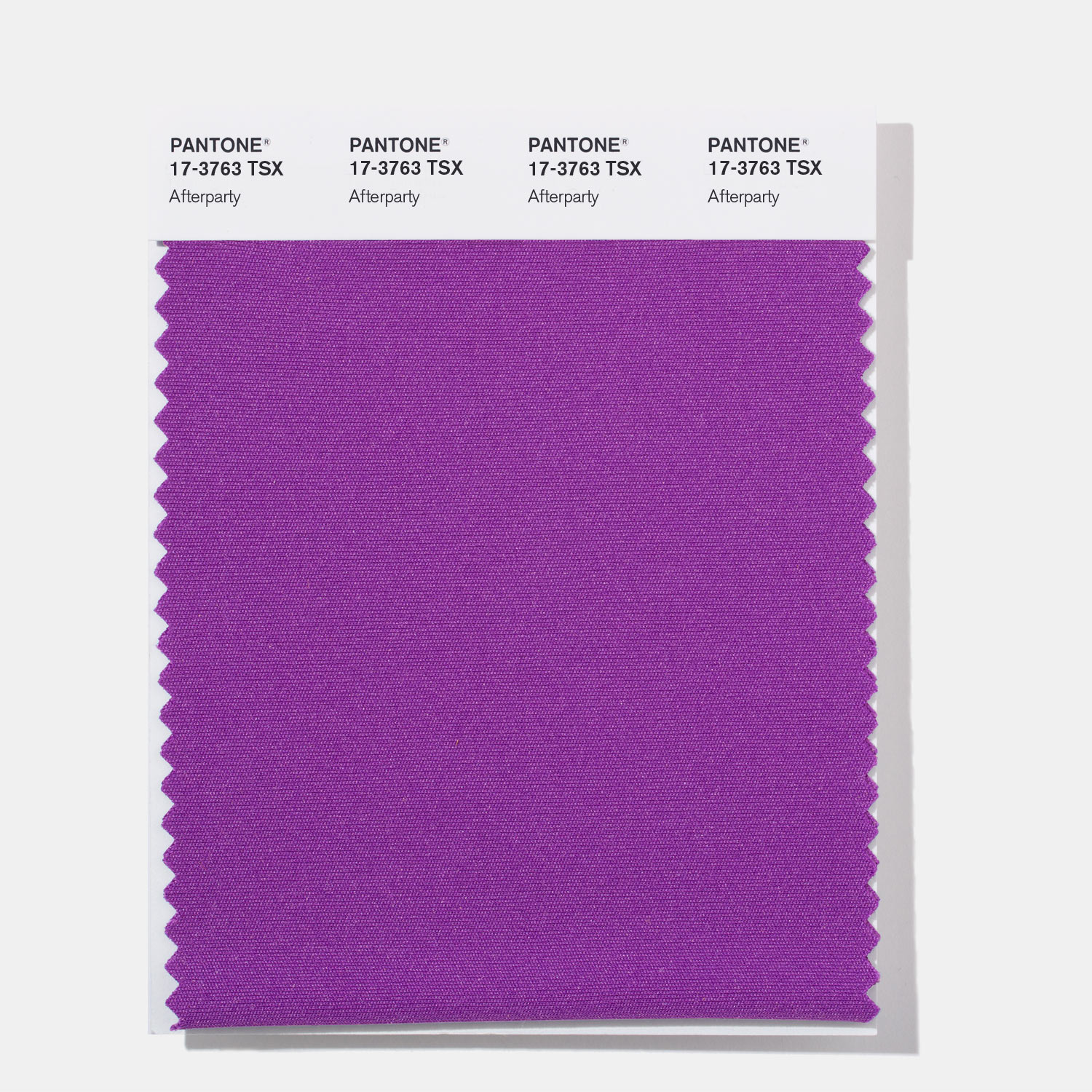 Pantone Polyester Swatch 17-3763 Afterparty