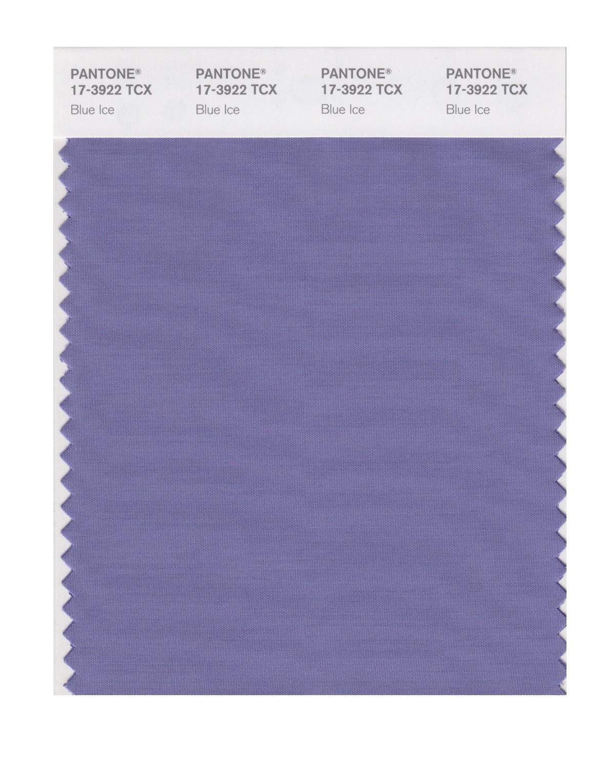 Pantone Cotton Swatch 17-3922 Blue Ice