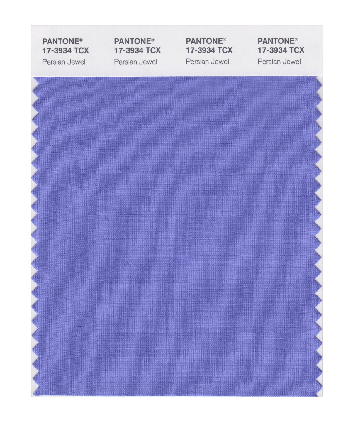 Pantone Cotton Swatch 17-3934 Persian Jewel