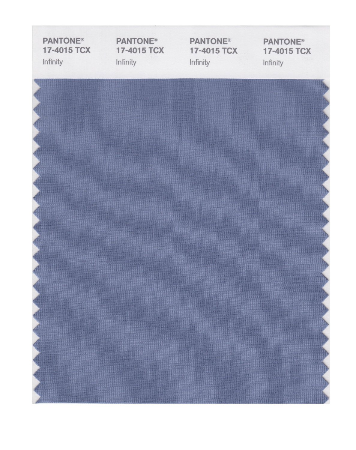 Pantone Cotton Swatch 17-4015 Infinity