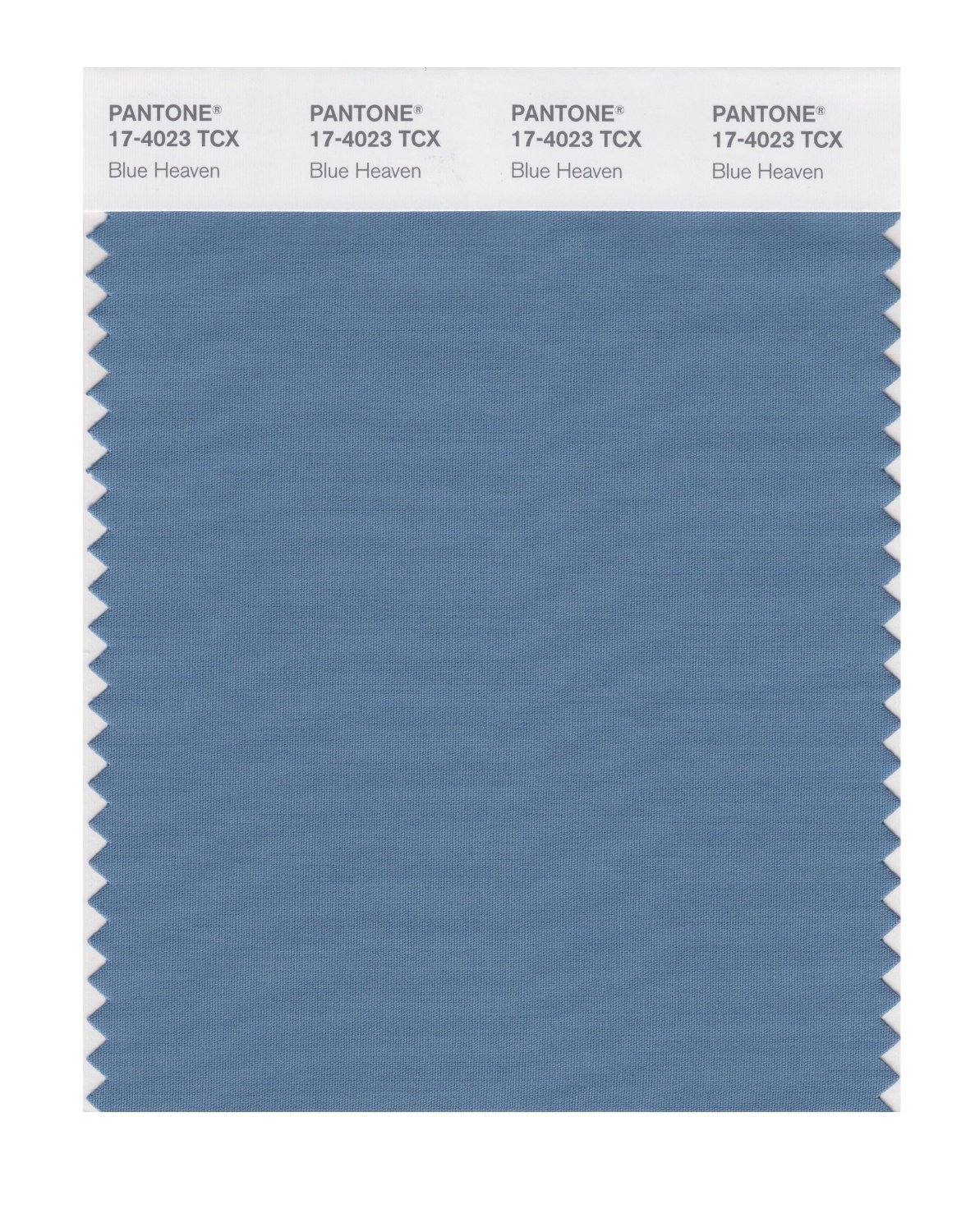 Pantone Cotton Swatch 17-4023 Blue Heaven