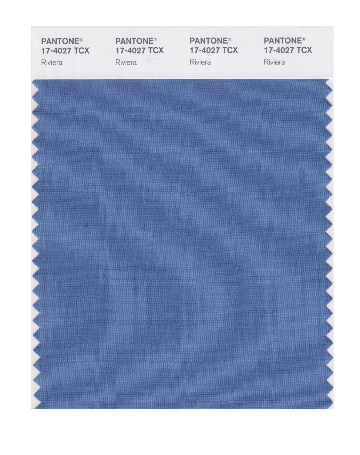 Pantone Cotton Swatch 17-4027 Riviera