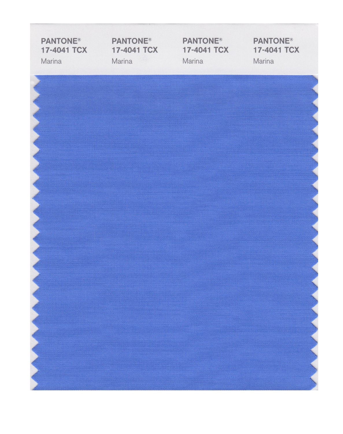 Pantone Cotton Swatch 17-4041 Marina