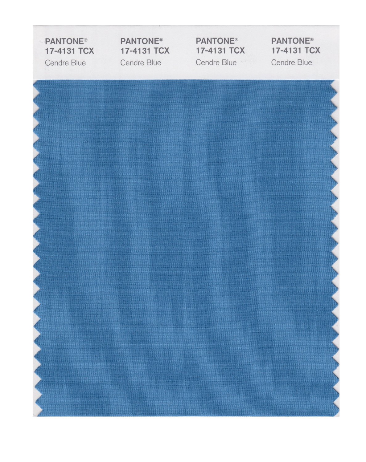 Pantone Cotton Swatch 17-4131 Cendre Blue