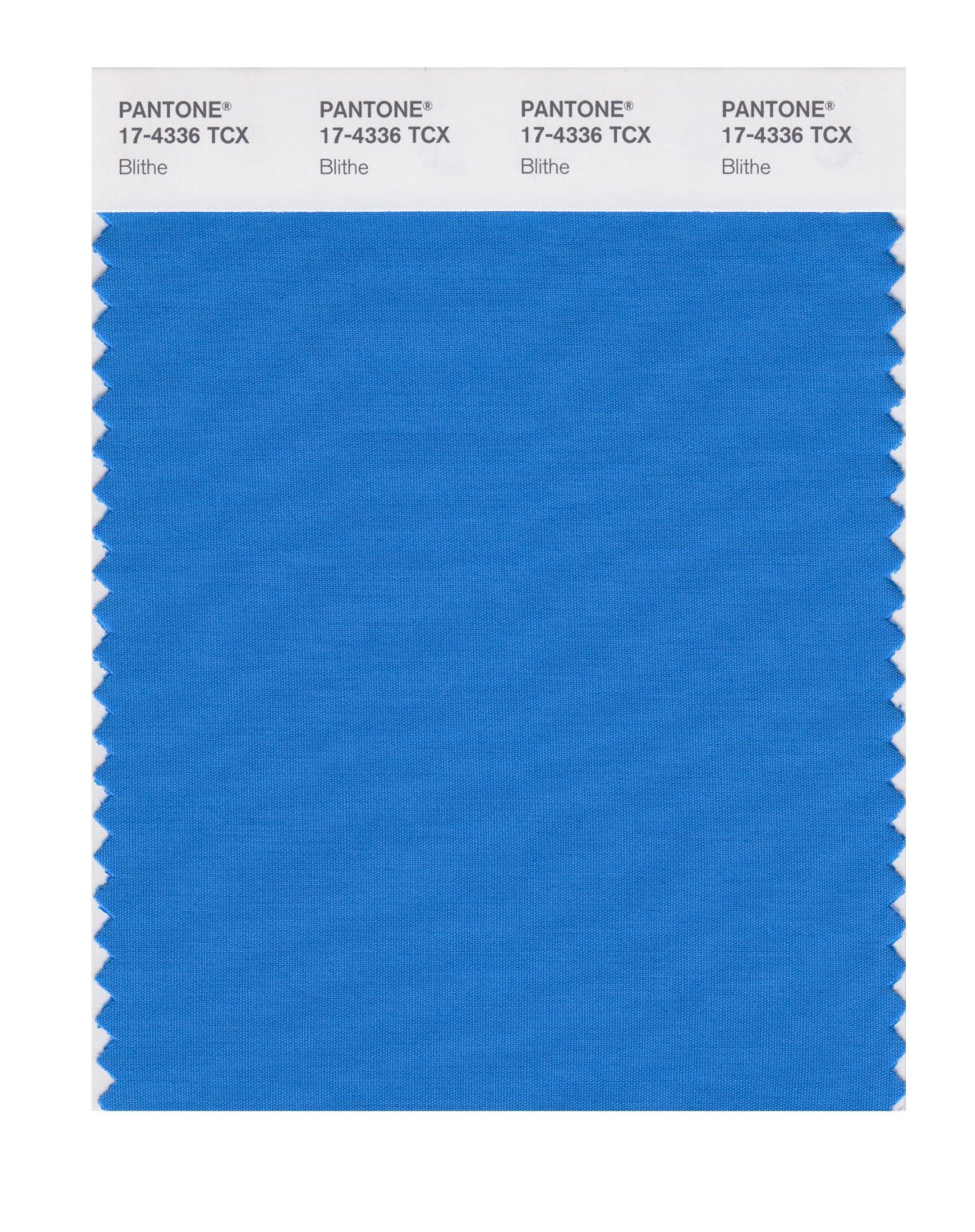 Pantone Cotton Swatch 17-4336 Blithe