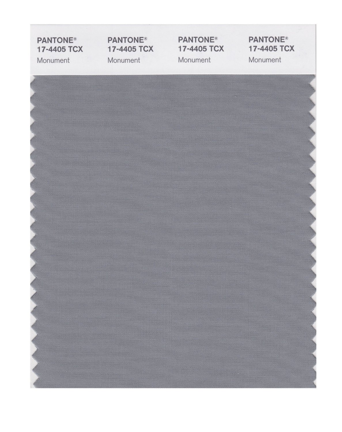 Pantone Cotton Swatch 17-4405 Monument