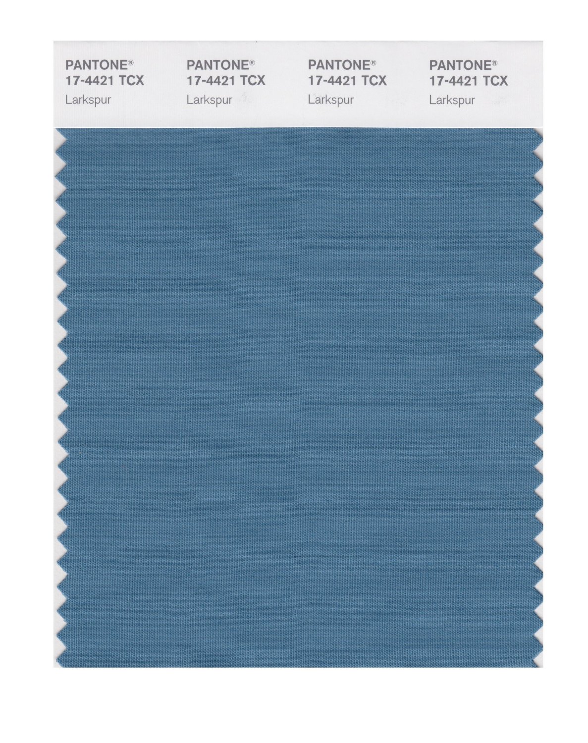 Pantone Cotton Swatch 17-4421 Larkspur