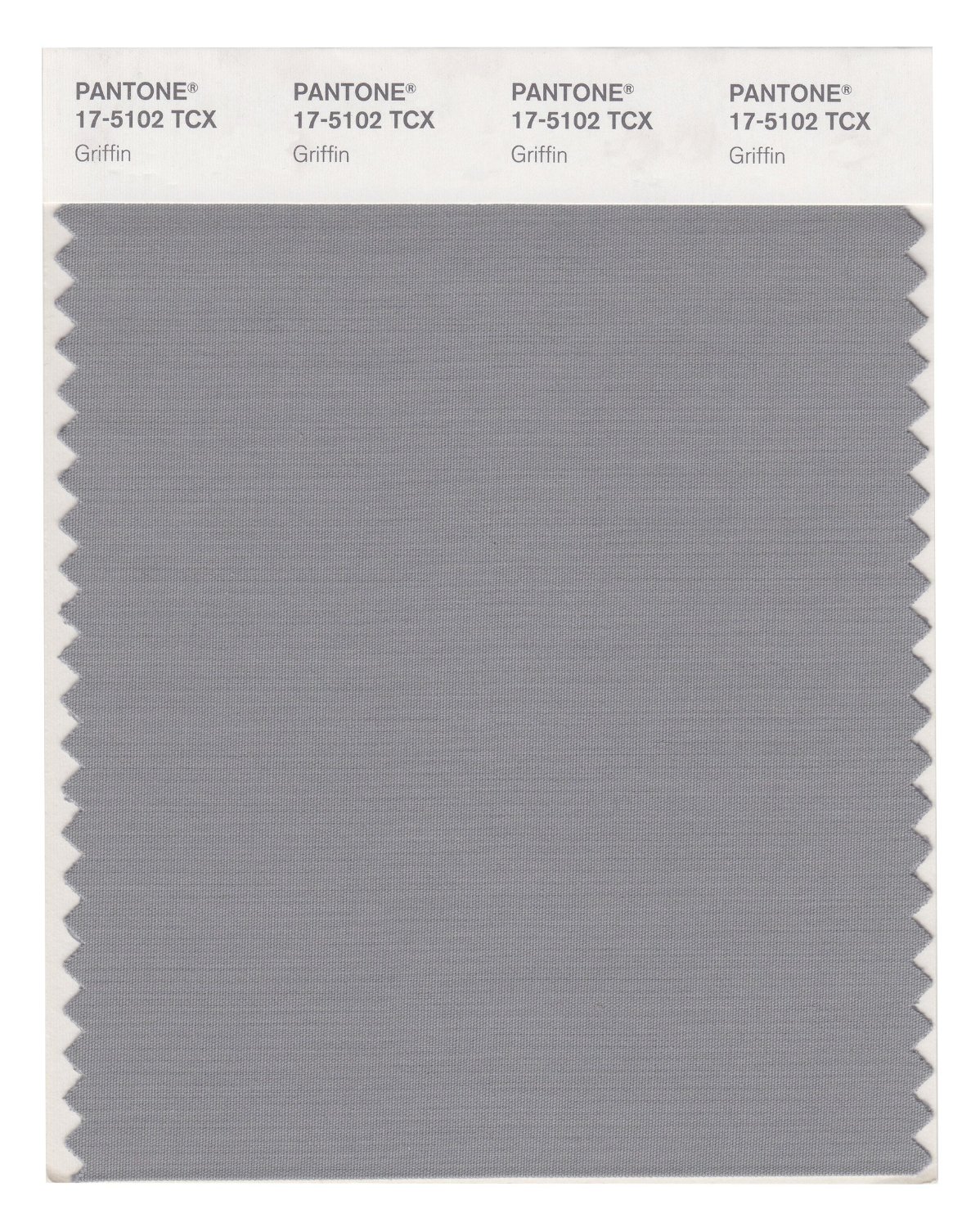 Pantone Cotton Swatch 17-5102 Griffin