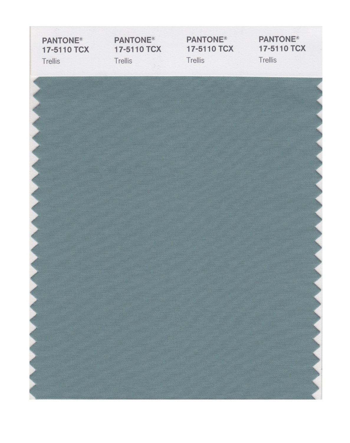 Pantone Cotton Swatch 17-5110 Trellis