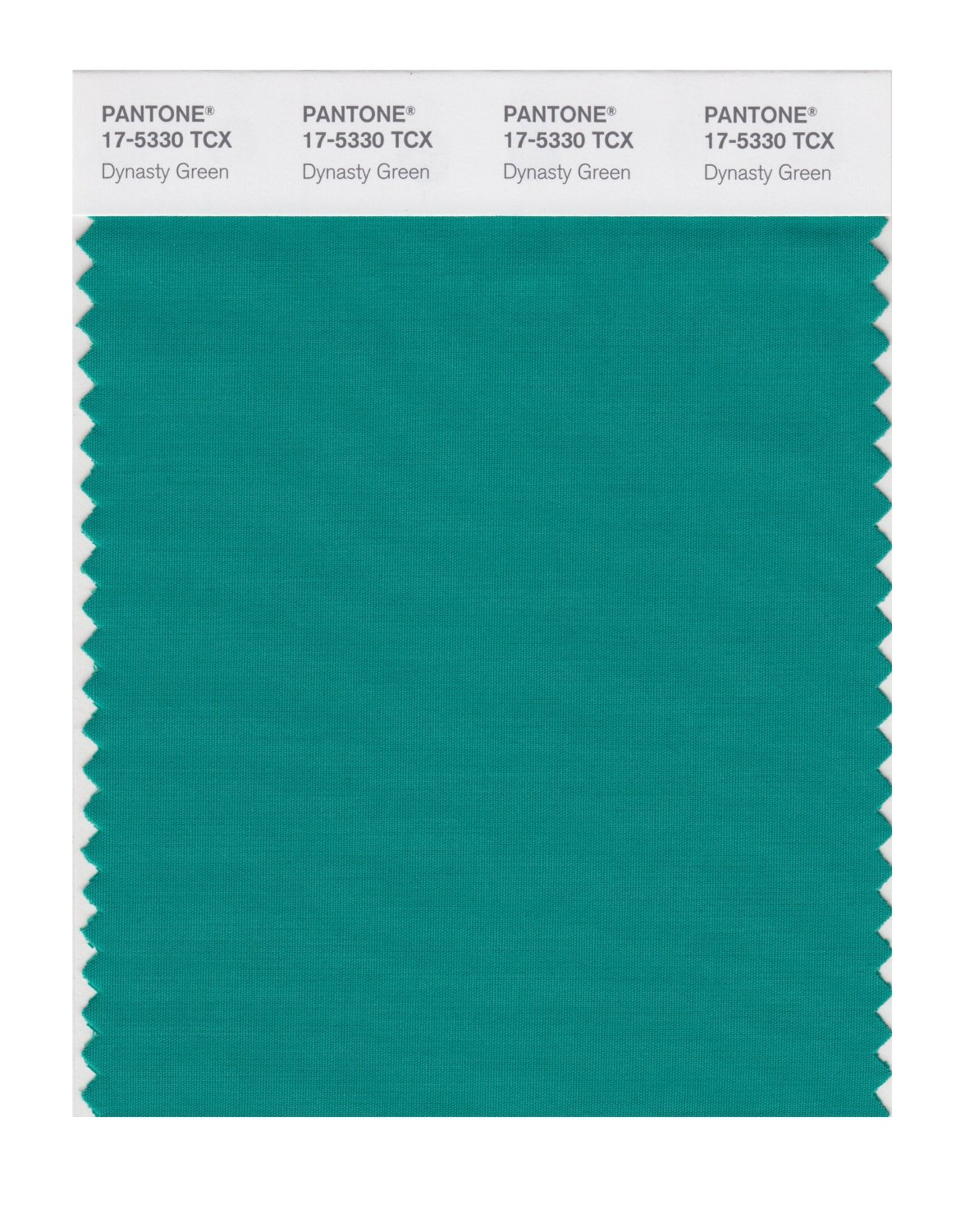 Pantone Cotton Swatch 17-5330 Dynasty Green