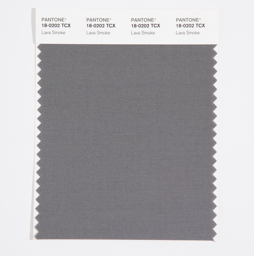 Pantone Cotton Swatch 18-0202 Lava Smoke