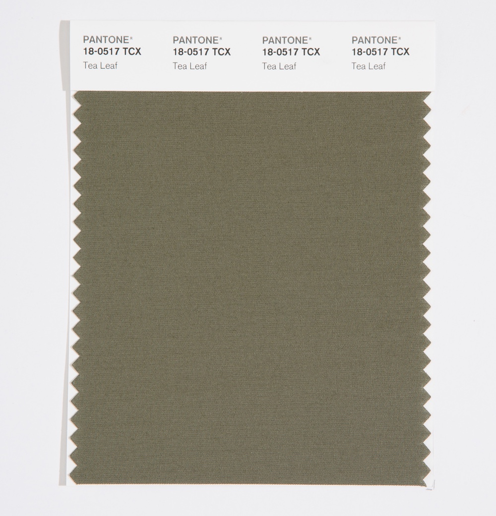 Pantone Cotton Swatch 18-0517 Tea Leaf