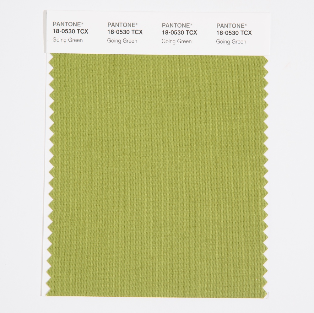 Pantone Cotton Swatch 18-0530 Going Green