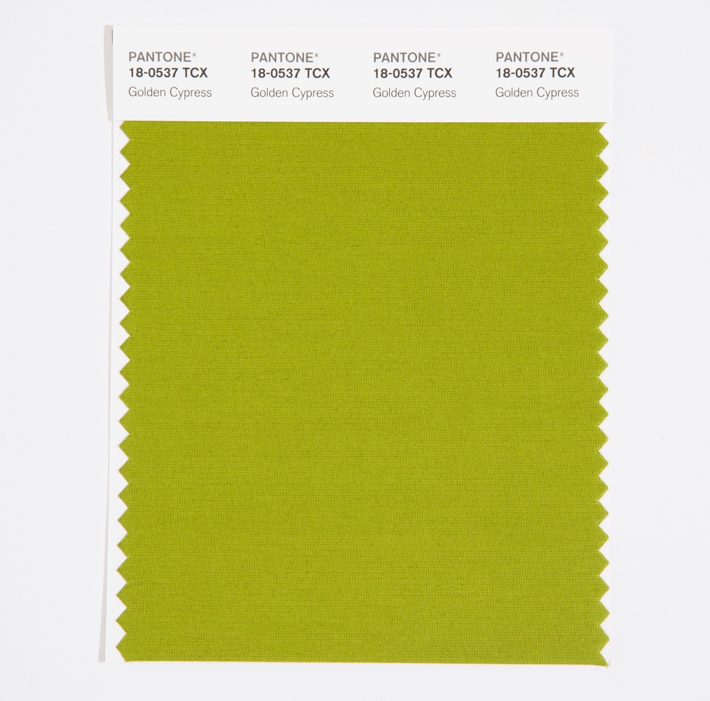 Pantone Cotton Swatch 18-0537 Golden Cypress