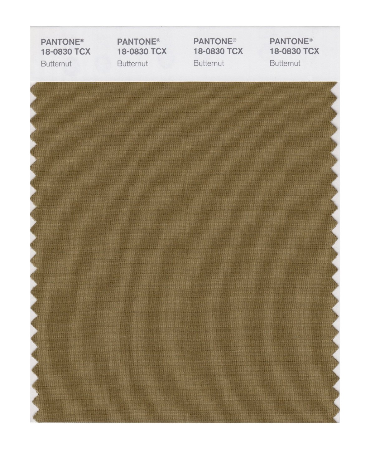 Pantone Cotton Swatch 18-0830 Butternut