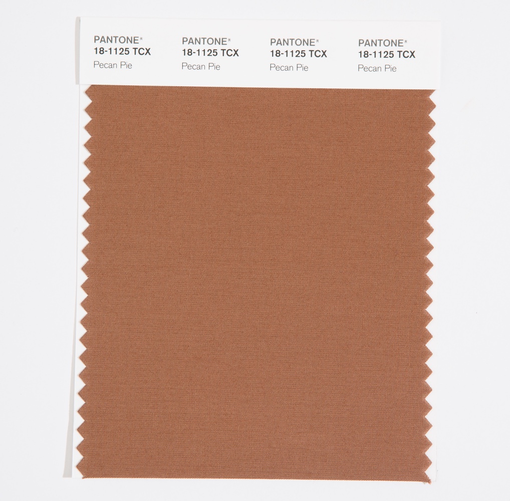 Pantone Cotton Swatch 18-1125 Pecan Pie