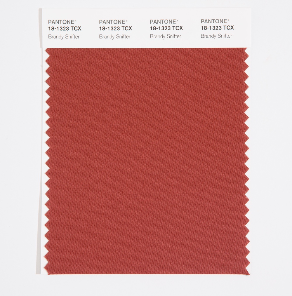 Pantone Cotton Swatch 18-1323 Brandy Snifter