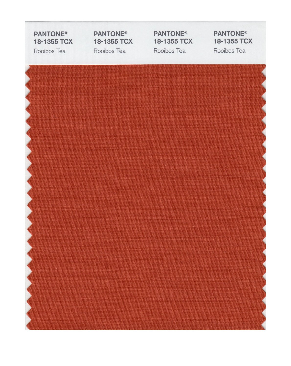 Pantone Cotton Swatch 18-1355 Rooibos Tea