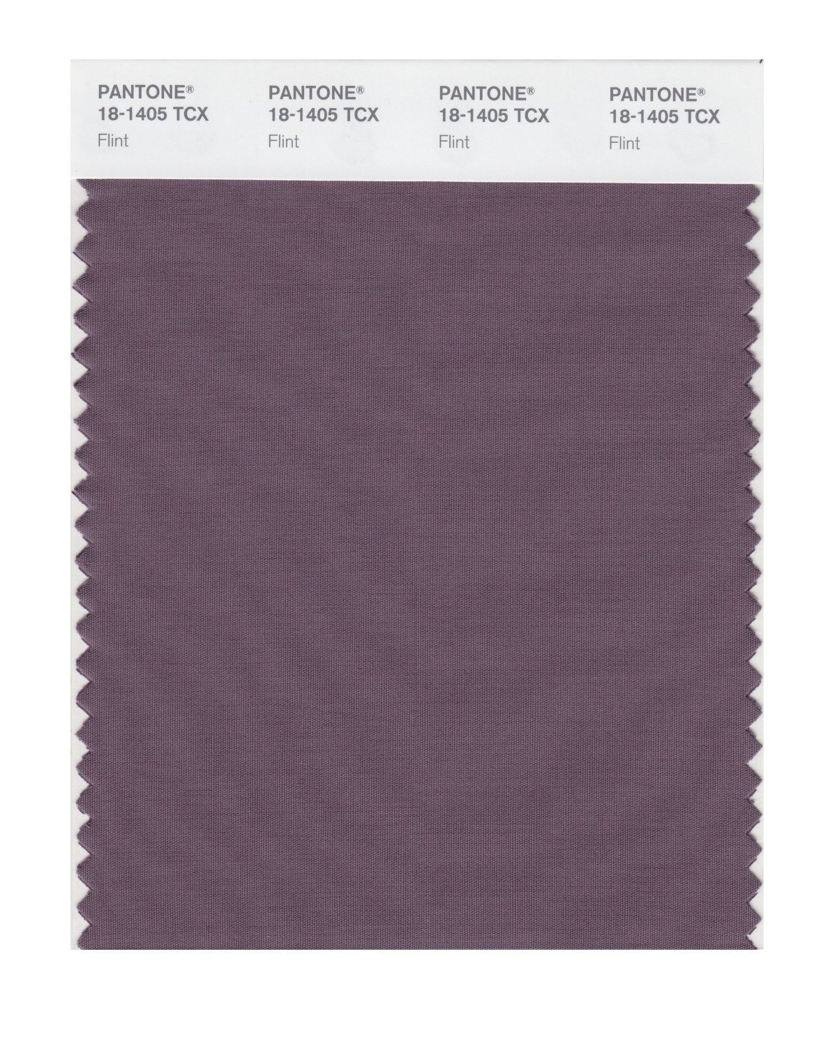 Pantone Cotton Swatch 18-1405 Flint