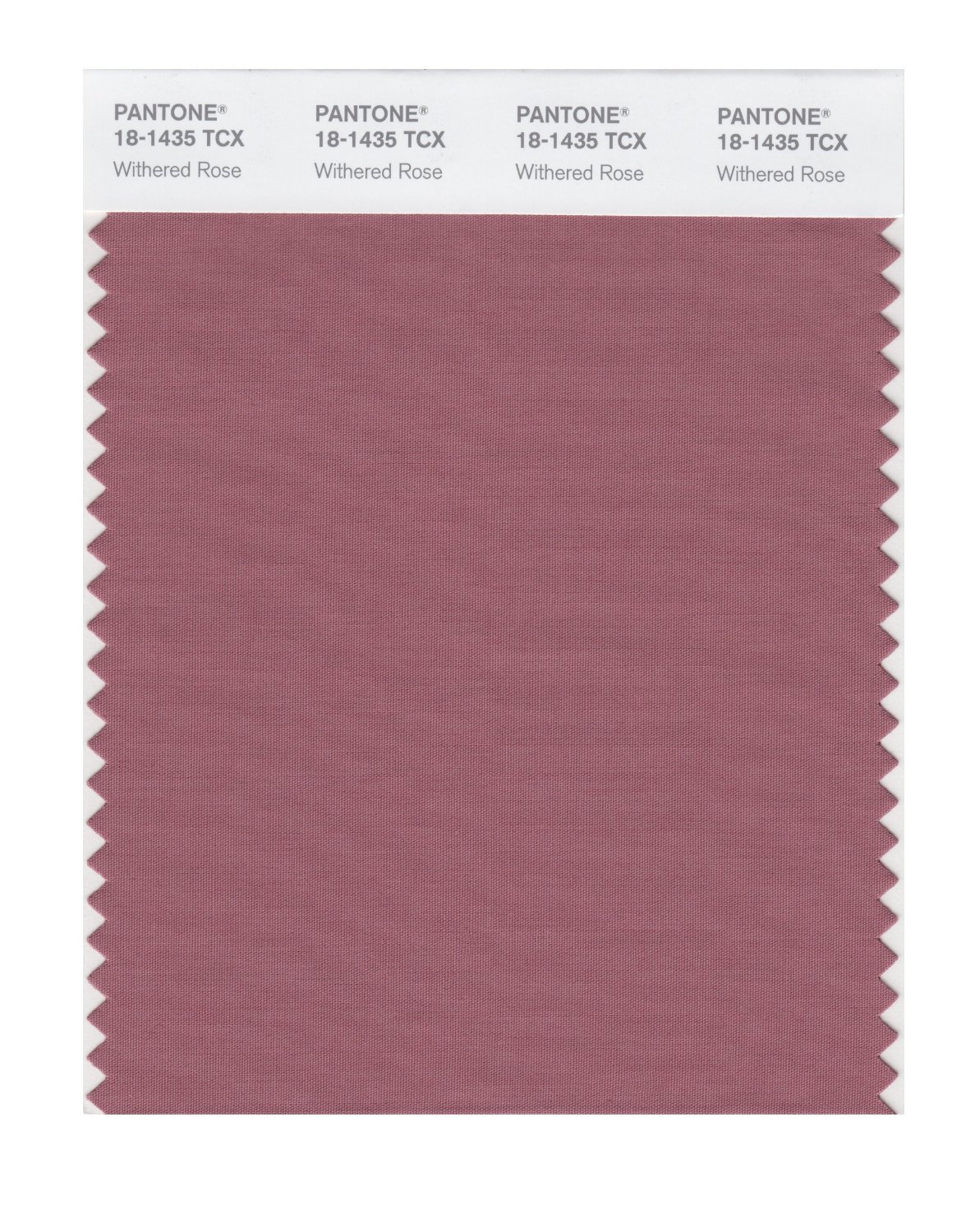 Pantone Cotton Swatch 18-1435 Withered Rose
