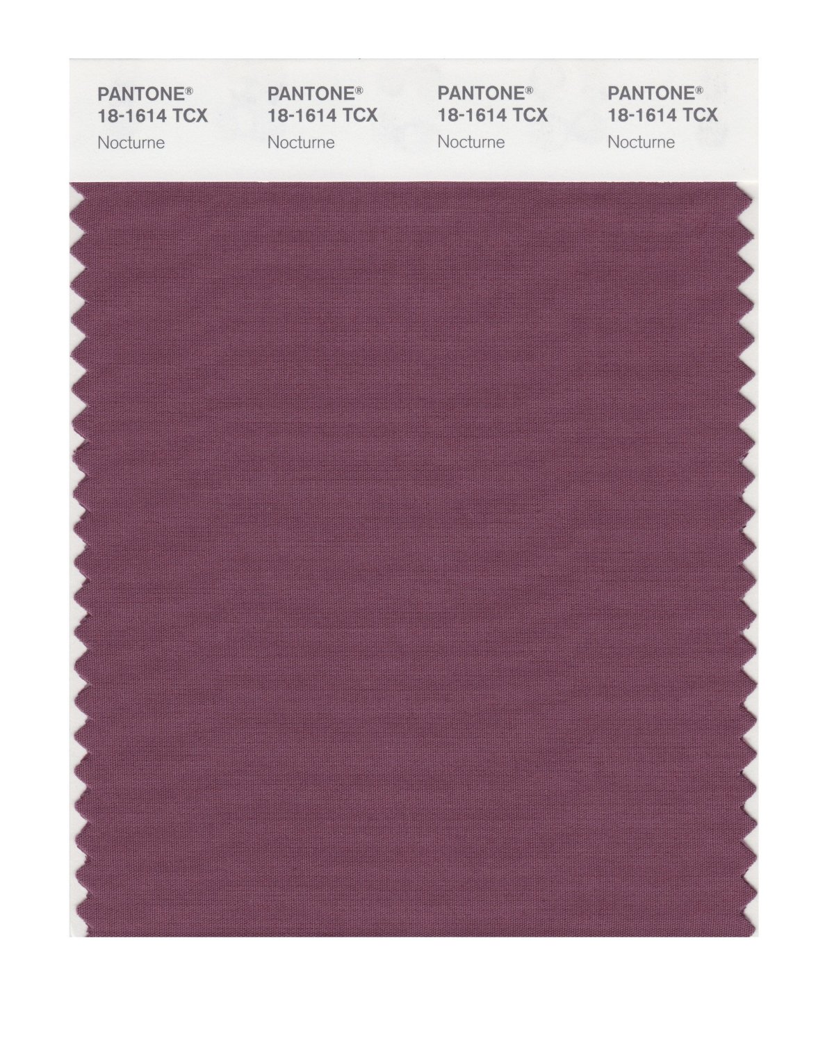 Pantone Cotton Swatch 18-1614 Nocturne