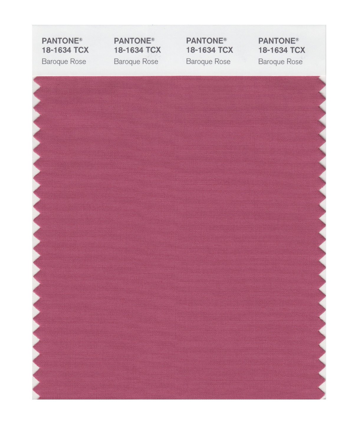 Pantone Cotton Swatch 18-1634 Baroque Rose