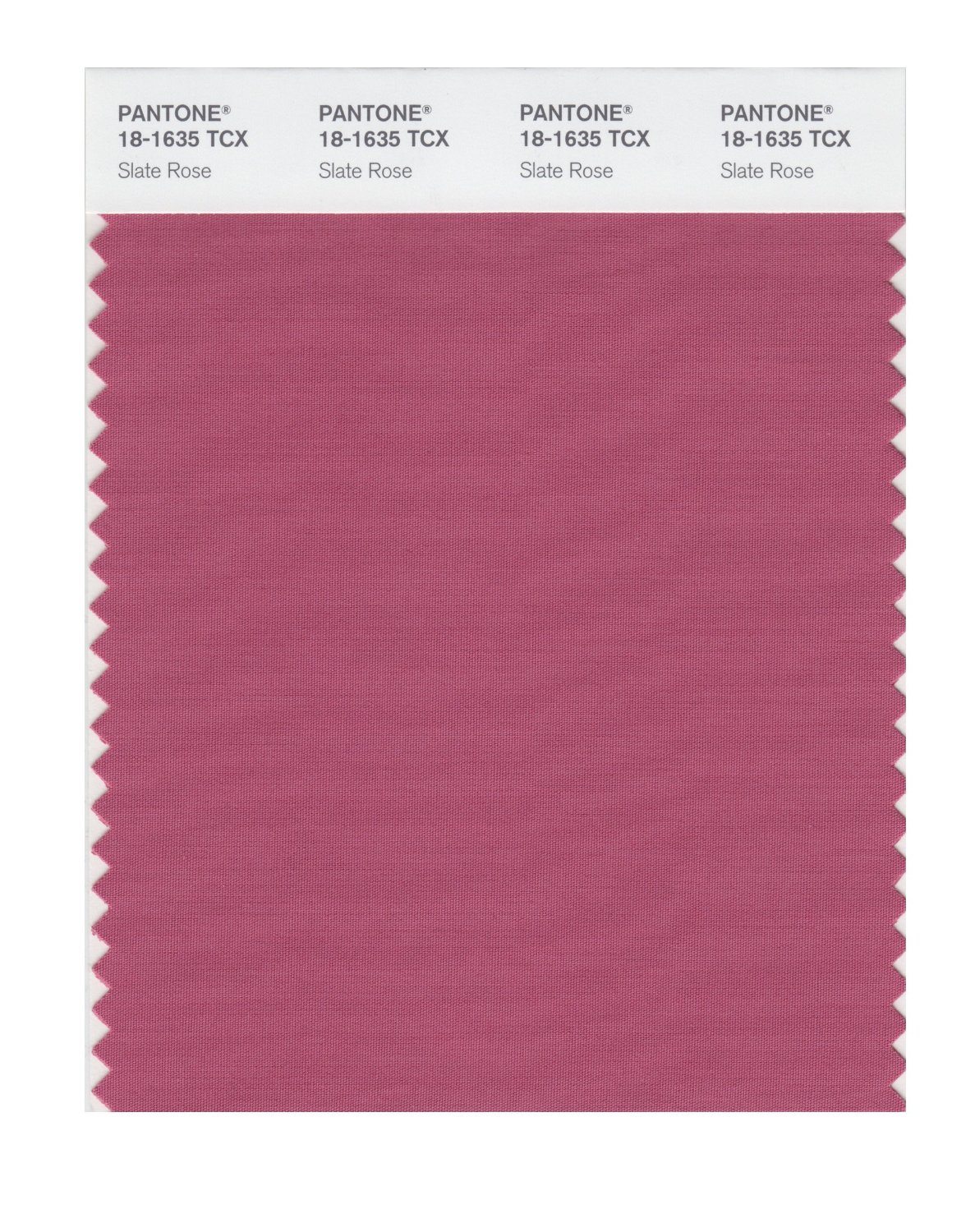 Pantone Cotton Swatch 18-1635 Slate Rose