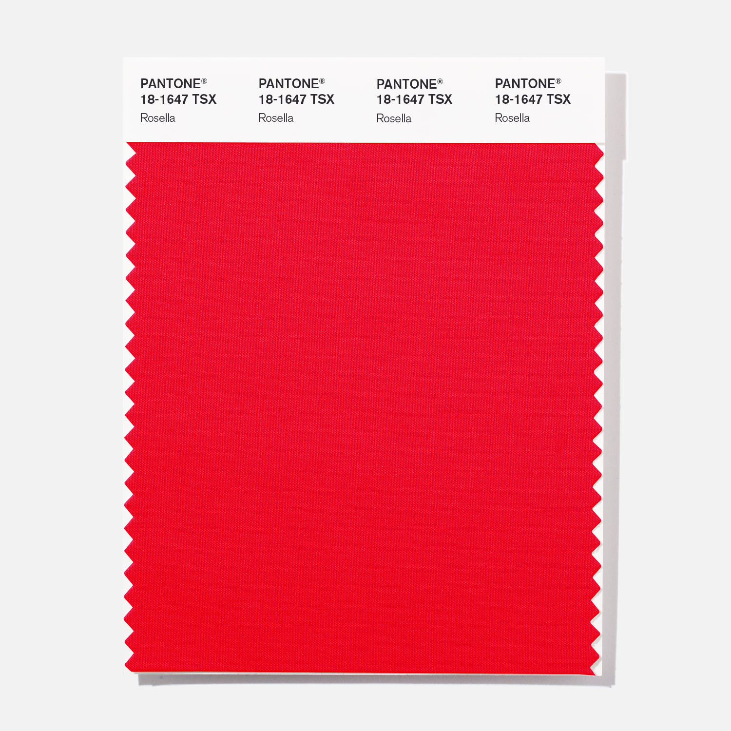 Pantone Polyester Swatch 18-1647 Rosella