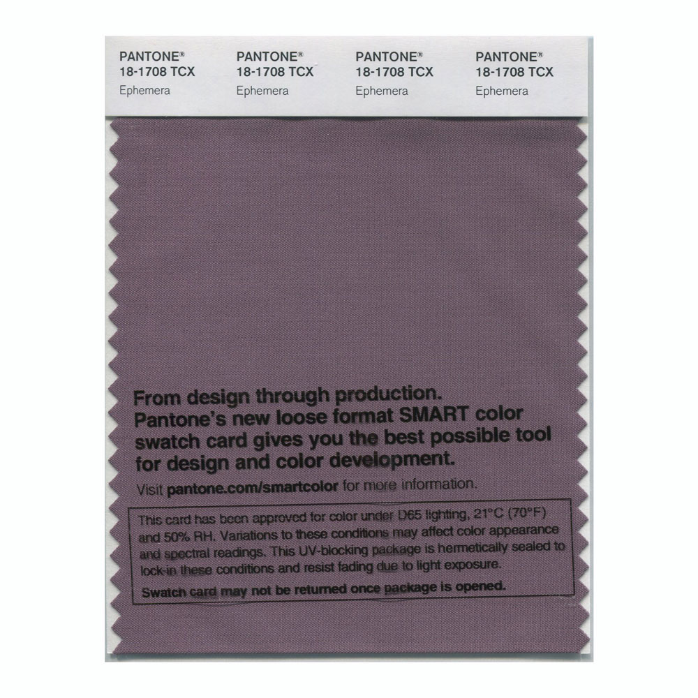 Pantone Cotton Swatch 18-1708 Ephemera