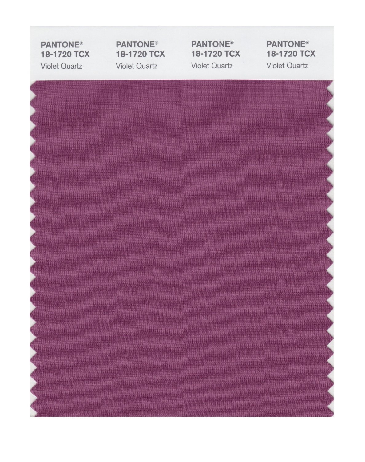 Pantone Cotton Swatch 18-1720 Violet Quartz