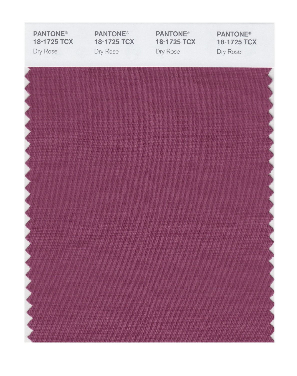 Pantone Cotton Swatch 18-1725 Dry Rose