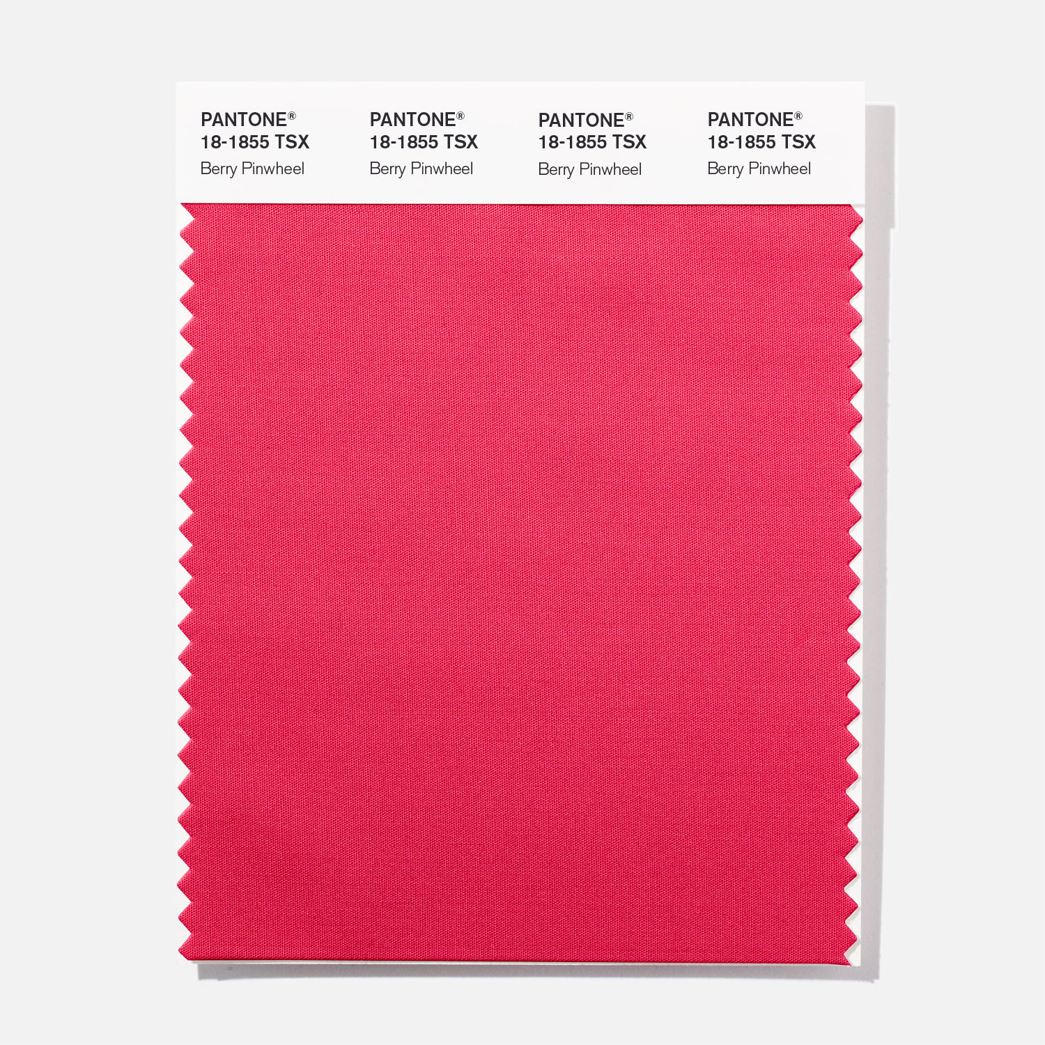 Pantone Polyester Swatch 18-1855 Berry Pinwhe