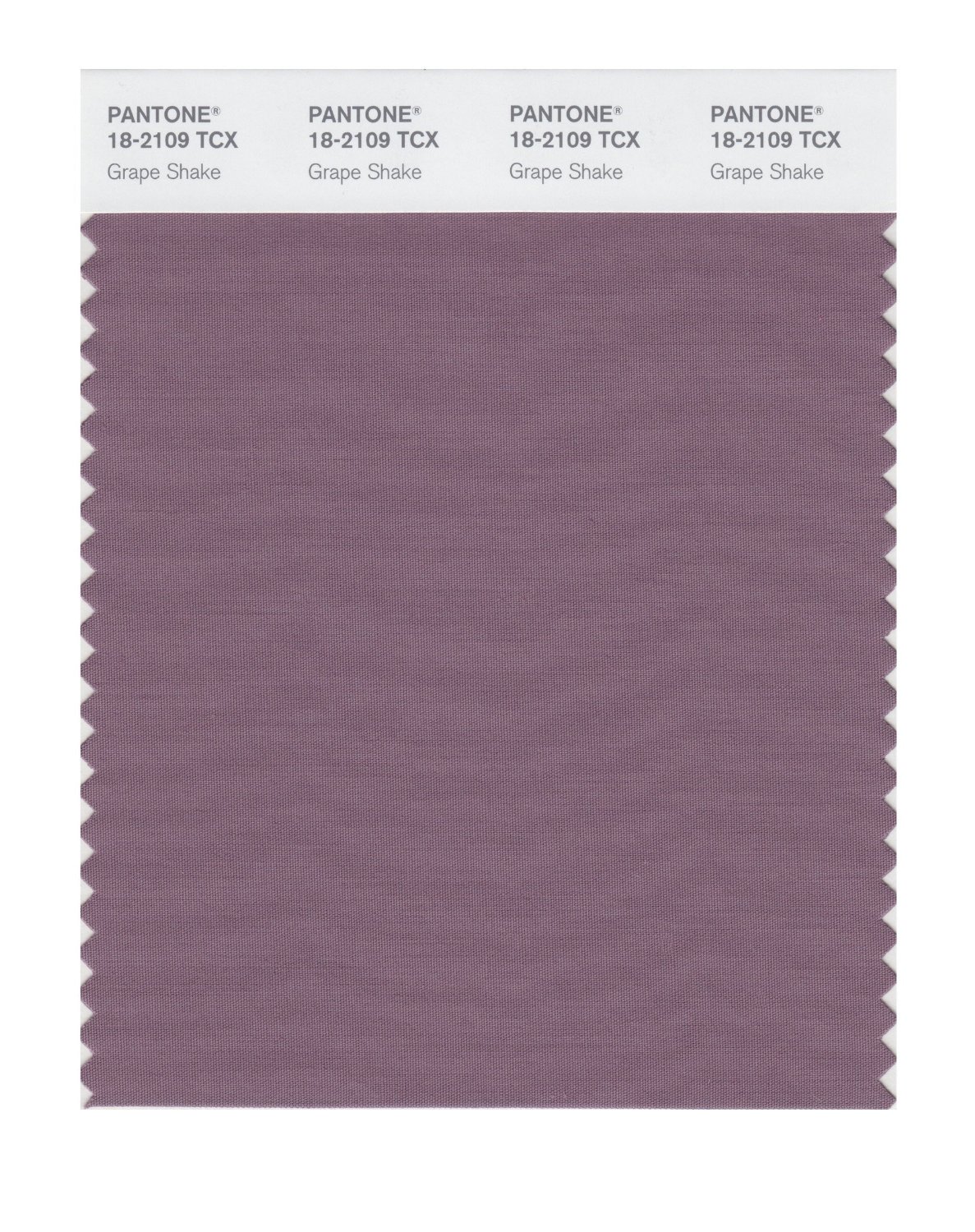 Pantone Cotton Swatch 18-2109 Grape Shake