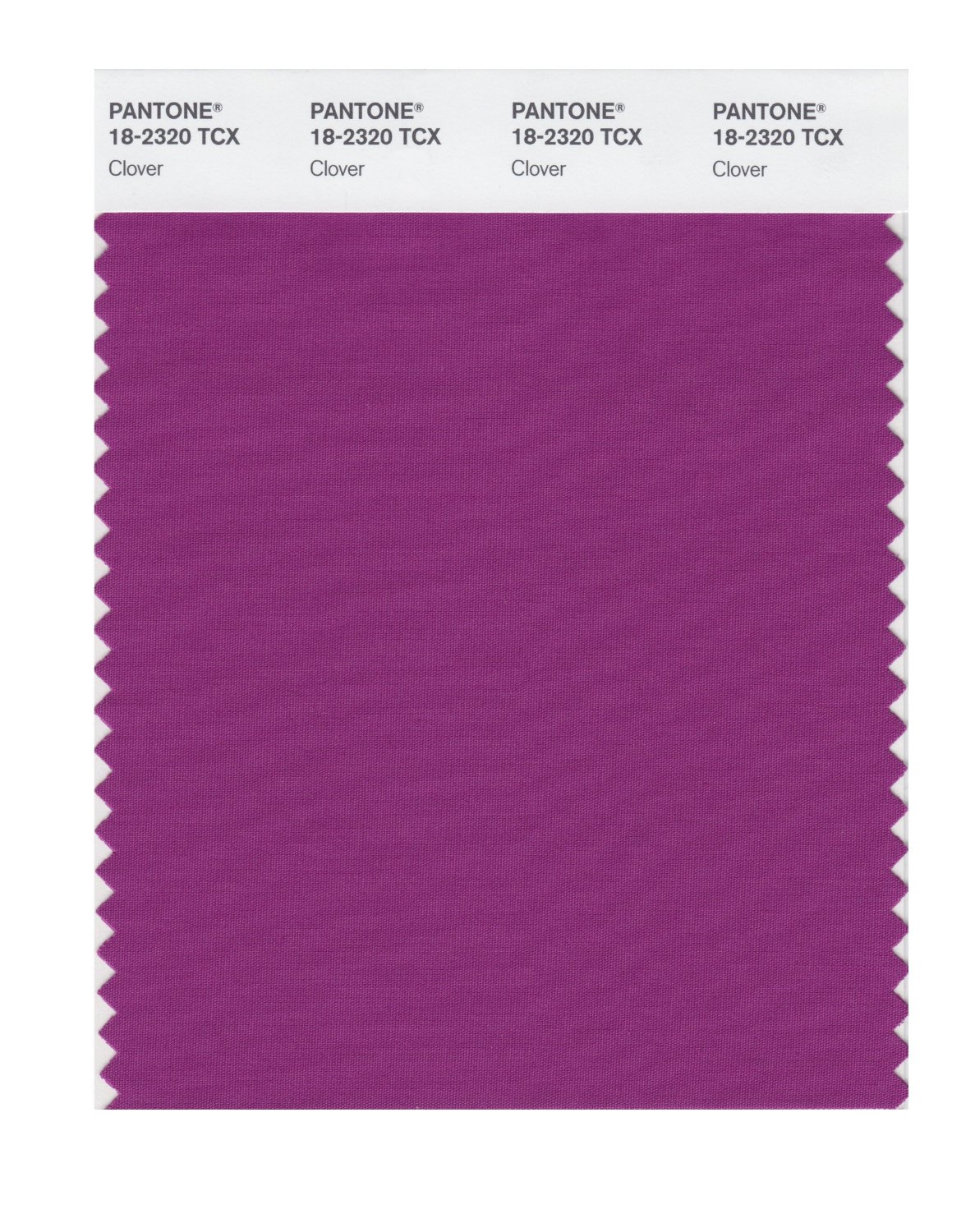 Pantone Cotton Swatch 18-2320 Clover