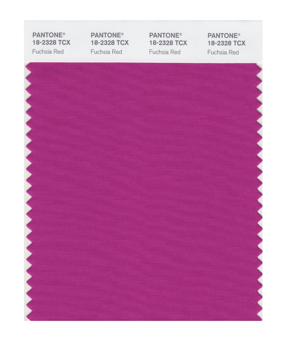 Pantone Cotton Swatch 18-2328 Fuchsia Red