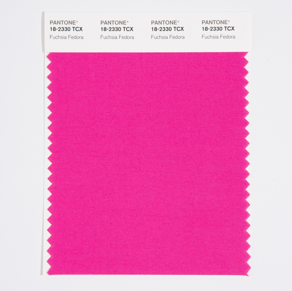 Pantone Cotton Swatch 18-2330 Fuchsia Fedora