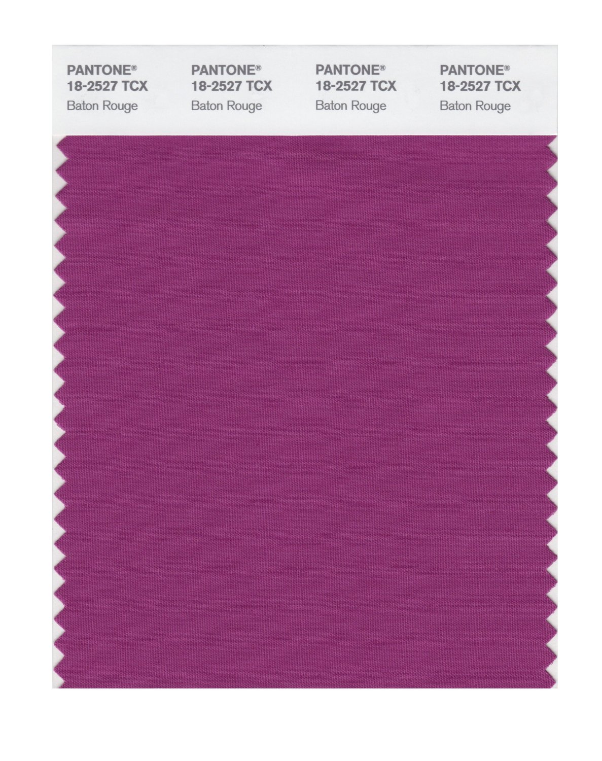 Pantone Cotton Swatch 18-2527 Baton Rouge