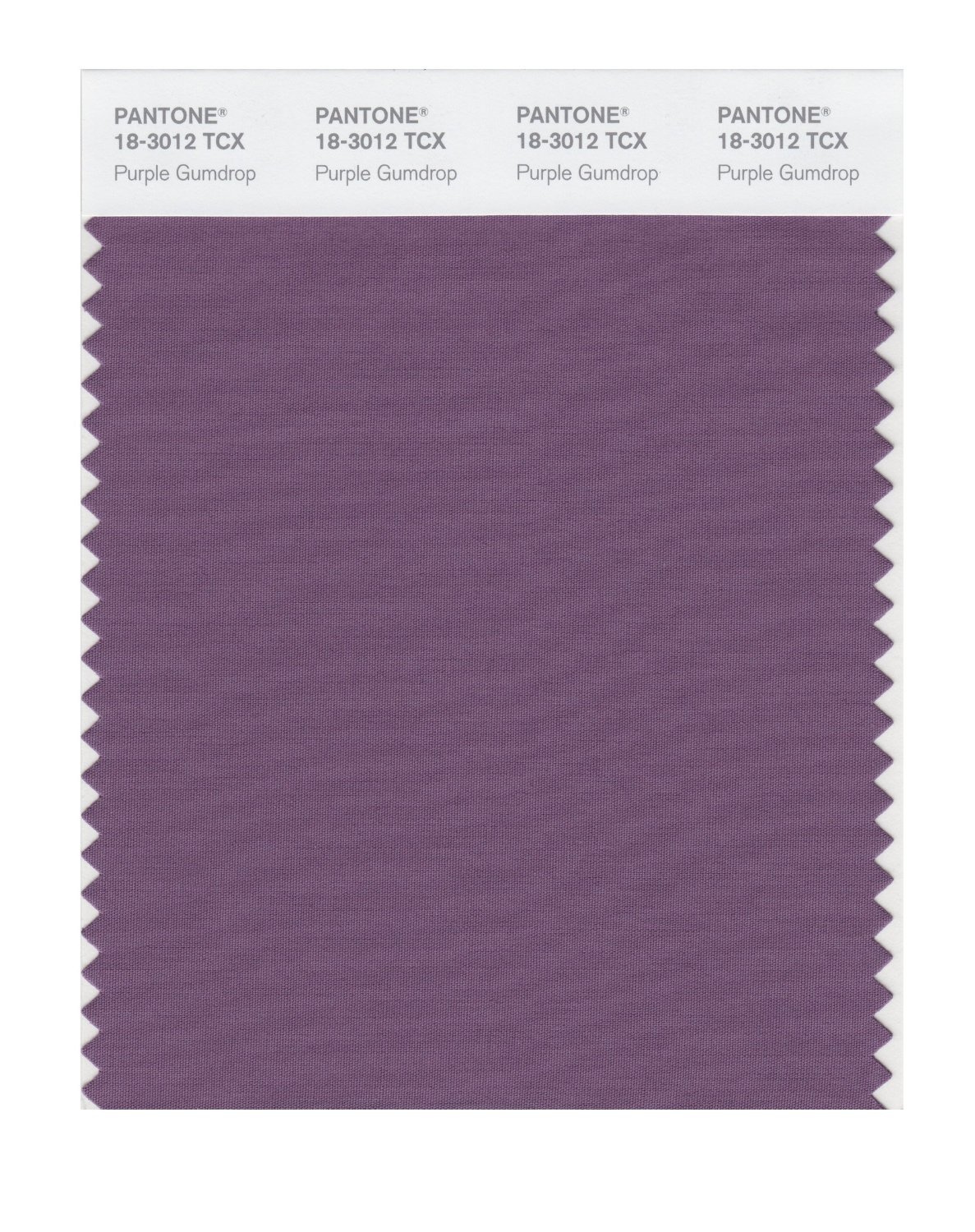 Pantone Cotton Swatch 18-3012 Purple Gumdrop