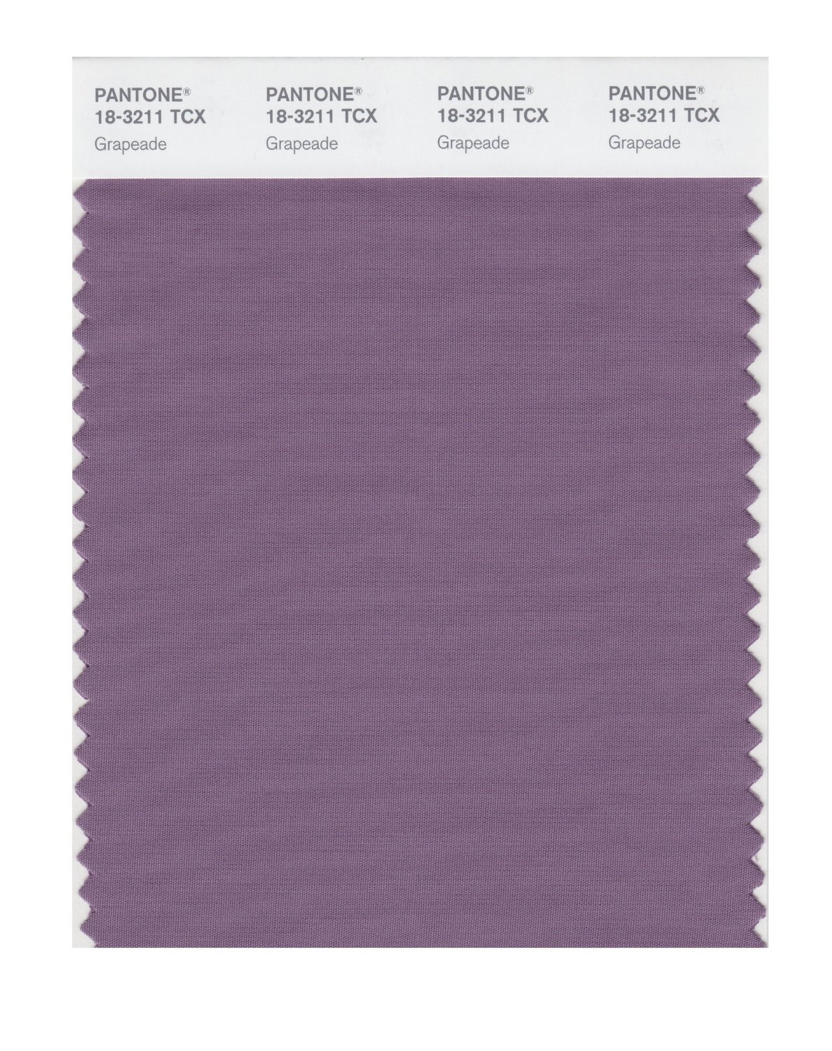 Pantone Cotton Swatch 18-3211 Grapeade