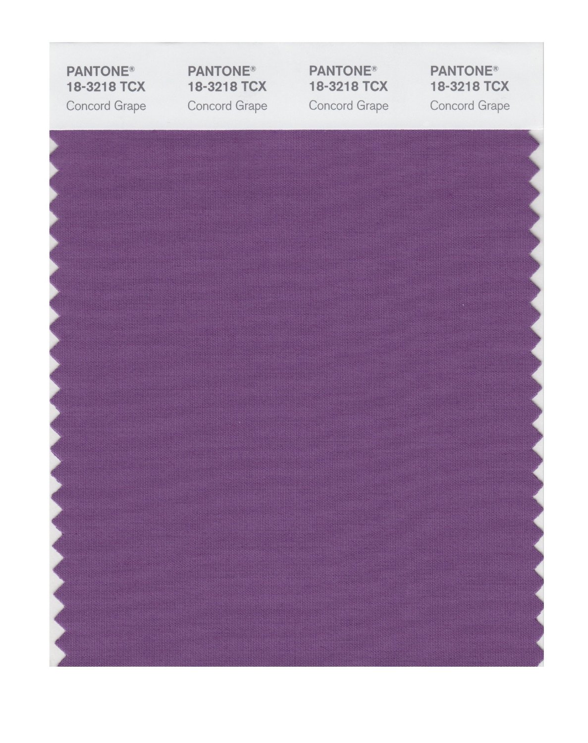 Pantone Cotton Swatch 18-3218 Concord Grape