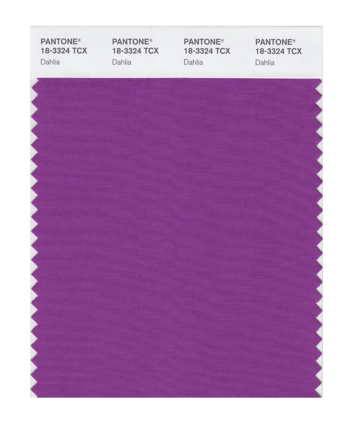 Pantone Cotton Swatch 18-3324 Dahlia