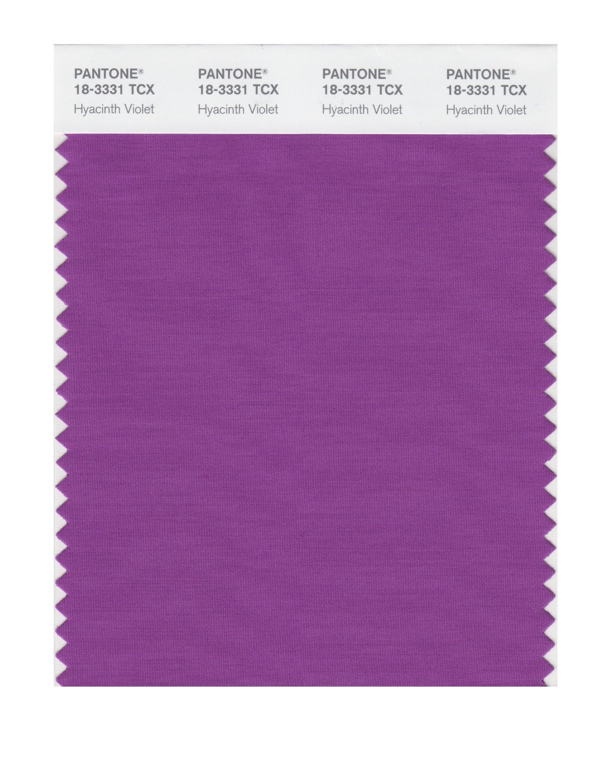 Pantone Cotton Swatch 18-3331 Hyacinth Violet